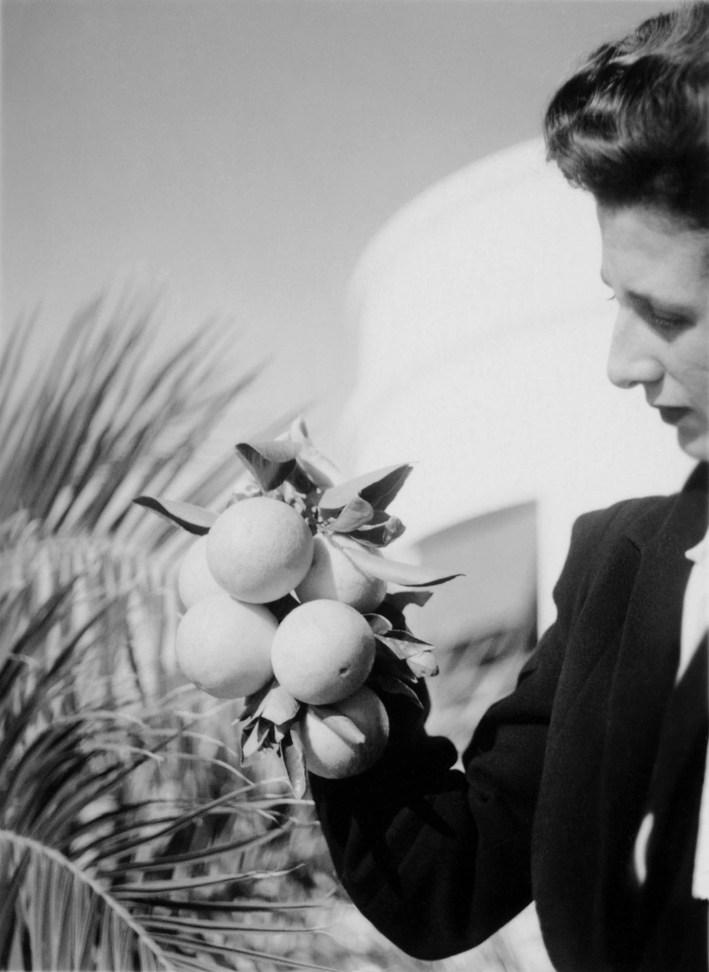 Hugette and Oranges - Praia da Rocha, Algarve, 1947
