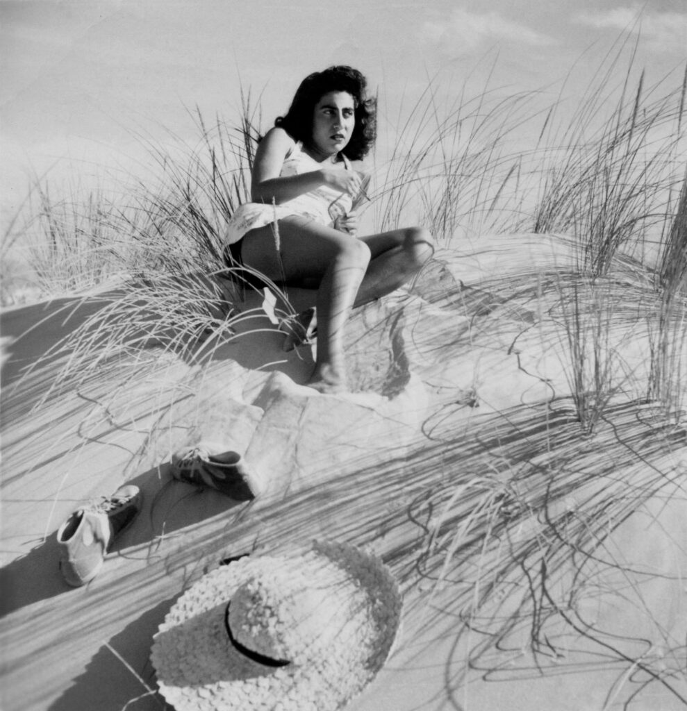 Helena, Hat and Sneakers - Praia da Rocha, Algarve, 1943